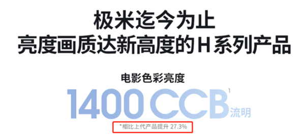 极米发布CCB新亮度标准,是创新升级还是一场玩笑?(图3) 75|imageslim