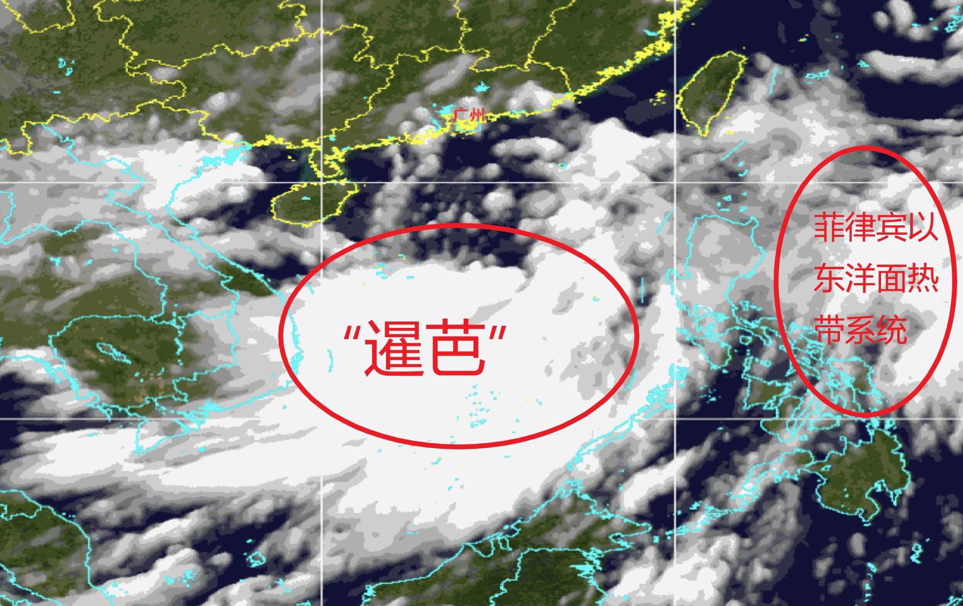 
		         广东沿海提升台风预警，“暹芭”趋向珠江口至海南岛东部海