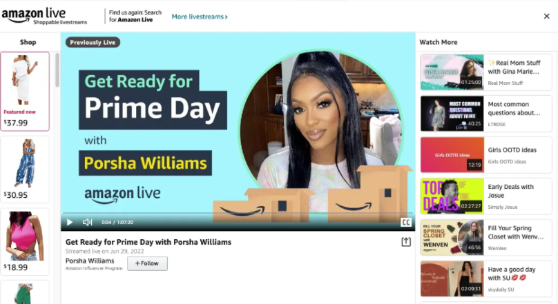 Prime Day 2022启动 亚马逊邀请诸多名人直播带货